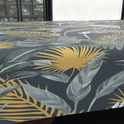 Tropic Nappe carrée Anti-tâches, Polyester, par Soleil D'ocre 140 x 300 cm - Multicolore