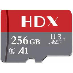 FDC - Carte Micro sd 256 Go, carte flash microSDXC uhs-i, jusqu'à 100 Mo/s, A1, U3, Class10, V30,