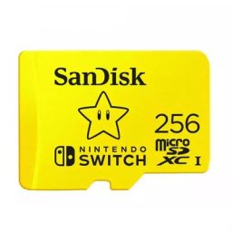 FDC - SanDisk Carte microSDXC uhs-i pour Nintendo Switch 256Go - Produit sous licence Nintendo
