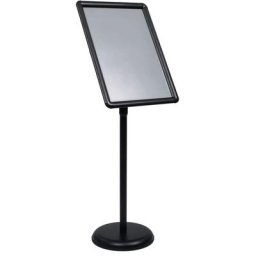Support d'affiche A3 sur pied,Noir Alliage d'aluminium