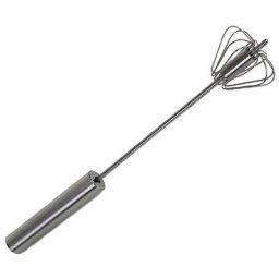 Astuceo - Fouet semi-automatique en inox Argent