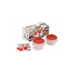 Lékué 3402400SURU008 Kit 2 Cuits OEufs Ovo Silicone Platine
