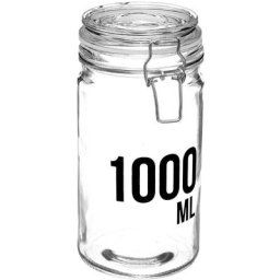 Bocal verre hermétique verre Capacity 1L - 5 five simply smart - Transparent