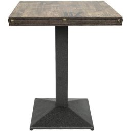 Table carrée à pied unique Set de 1 606075cm style européen