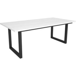 Table à manger - 10 personnes - 200 - Robuste et stable grâce à sa structure et aux pieds solides