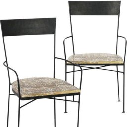 Chaise en bois de manguier White (lot de 2)