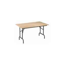 Nowy Styl - Tables pliantes plateau hêtre l 140 x p 80 cm - Rico - piétement noir - Noir
