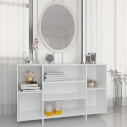 Buffet Blanc 120x30x75 cm Aggloméré