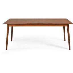 Table à manger extensible 180-230x80cm - Skoll - Couleur - Bois foncé Drawer