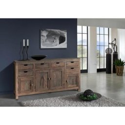 Buffet 180x45 Palissandre huilé Gris taupe nature grey 84 - gris