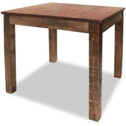 Table de salle à manger Bois de récupération massif 82x80x76 cm vidaXL - Brun
