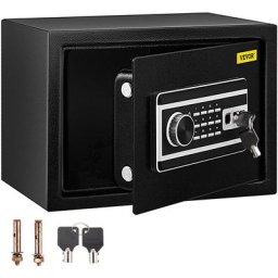 Coffre-Fort Biometrique a Empreintes Digitales 22,6 l Coffre-Fort Numerique Combinaison Cles Coffre