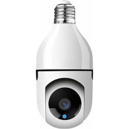 Caméra ampoule, caméra Wifi sans fil Full hd 1080P, caméra de sécurité domestique à vision