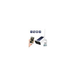Litzee Caméra de surveillance interieur / exterieur Camera solaire DC08 (Wifi) Moniteur sans fil