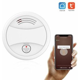 Détecteur de fumée Wifi capteur d'alarme incendie intelligent système de sécurité sans fil vie