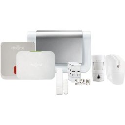 Pack alarme connectée compatible animaux DIAG17CSF-KIT7-GSM-IMG - Blanc