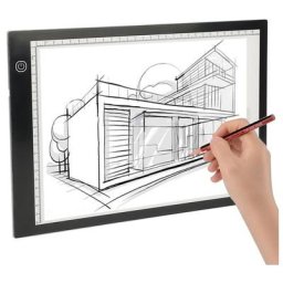 Skecten - Table Lumineuse Dessin, A4 Ultra-mince Portable Tablette Led Lumineuse pour Broderie