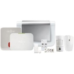 Pack alarme connectée compatible animaux DIAG17CSF-KIT2-GSM-IMG - Blanc