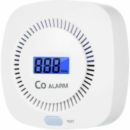 Tumalagia - Détecteur de monoxyde de carbone, moniteur lcd numérique, alarme de monoxyde de