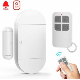 Alarme de porte et de fenêtre, détecteurs de porte et de fenêtre sans fil avec télécommande et