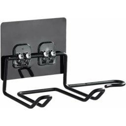 Porte Sèche Cheveux, Support Sèche Cheveux sans Perçage, Cintre pour Sèche Cheveux, Acier