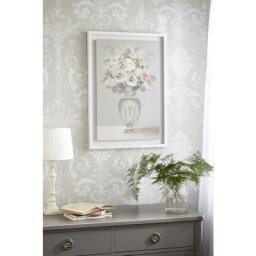 Toile encadrée Laura Ashley Rose Bouquet Vase 70 x 50cm Multicolore - Multicolore