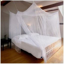 Harry - moustiquaire premium baldaquin pour lit double par, deux ouvertures, Kit de suspension, Sac