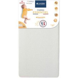 Matelas bébé déhoussable ESSENTIEL 70x140 cm - Blanc
