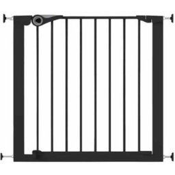 Noma - Barrière de sécurité Easy Pressure Fit 75-82 cm Métal Noir 94313 Noir