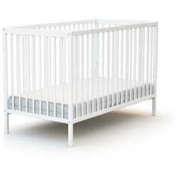 Lit Bébé 60x120 essentiel - Blanc - AT4