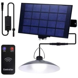 Lampe solaire extérieure lumière solaire suspension avec télécommande IP65 led lampe suspendue