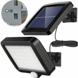 Lampes solaires extérieures avec câbles, 56 lampes solaires extérieures led avec détecteurs de