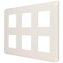 Legrand - Plaque Mosaic blanc à utiliser avec le support 080266