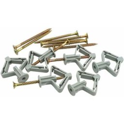 Lot de 50 chevilles M8 x 50 mm haute performance pour mur creux Heavy Duty Rawl Plugs