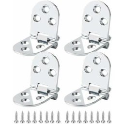 Charnières en acier inoxydable 4 pièces, charnière de meuble en laiton pour table pliante,
