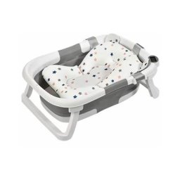 One Piece Pliable Bébé Baignoire Coussin Support Pliant Bébé Baignoire Bassin avec Tapis De Bain