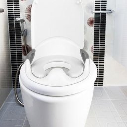 Skecten - Réducteur toilette enfant - Siège réducteur wc pour enfants antidérapant avec poignées et