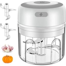 Hachoir à viande électrique, mini hachoir à viande électrique sans fil de 300 ml, hachoir à légumes