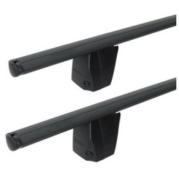 Menabo - Barres de toit Renault Clio iv Collection uniquement (11/12-12/19) Delta Noir