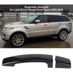4 pièces couverture de poignée de porte extérieure noir brillant de voiture pour Range Rover Sport