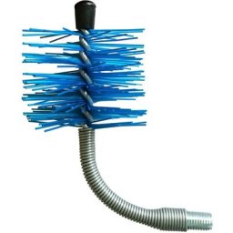 Brosse courbée en nylon mm 80 brosse de nettoyage de poêle conduits de poêle à granulés - Salone