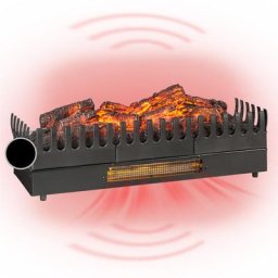Klarstein - Cheminée électrique Kamini fxl insert 1000/2000W 2W led noir - Noir