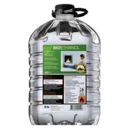 Bioéthanol naturel inodore 5 litres bio farm light 95% pour cheminée et poêles