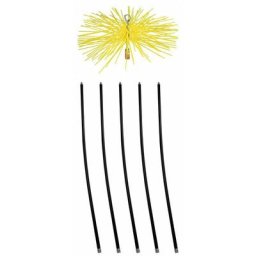 Kit de ramonage canne et herisson nylon 200mm
