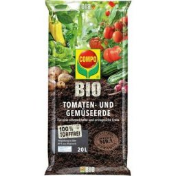 Terreau pour tomates et légumes sans tourbe 20 l compo bio