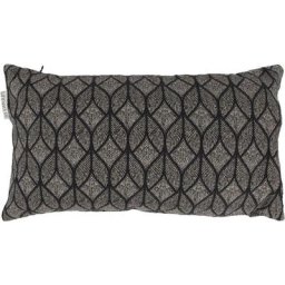 Linnea - Housse de coussin noumea Rectangulaire 30x50 cm - Gris Anthracite