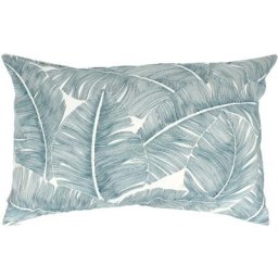 Linnea - Housse de coussin palmito 40x60 cm - Bleu Glacier