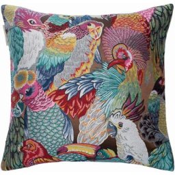 Madura - Housse de coussin 40x40 cm Terrako - jungle birds - Terrako