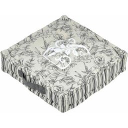 Coussin de sol en coton - Bonnie Ecru