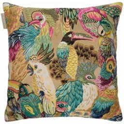 Madura - Housse de coussin 40x40 cm Macao - jungle birds - Macao